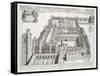 New College, Oxford, from 'Oxonia Illustrata', Published 1675 (Engraving)-David Loggan-Framed Stretched Canvas