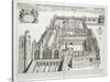 New College, Oxford, from 'Oxonia Illustrata', Published 1675 (Engraving)-David Loggan-Stretched Canvas