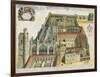 New College, Oxford, from 'Oxonia Illustrata', Published 1675-David Loggan-Framed Giclee Print
