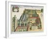 New College, Oxford, from 'Oxonia Illustrata', Published 1675-David Loggan-Framed Giclee Print