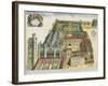 New College, Oxford, from 'Oxonia Illustrata', Published 1675-David Loggan-Framed Giclee Print