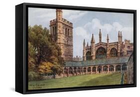 New College, Oxford-Alfred Robert Quinton-Framed Stretched Canvas