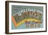 New Concord, Ohio - Muskingum County-Lantern Press-Framed Art Print