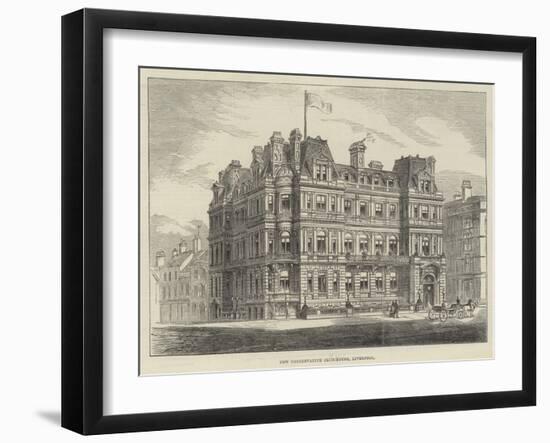 New Conservative Club-House, Liverpool-null-Framed Giclee Print