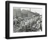 New Construction Work, Beckton Sewage Works, Woolwich, London, 1938-null-Framed Photographic Print