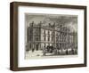 New Courthouse and Police Station, Bow-Street-null-Framed Giclee Print