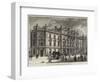 New Courthouse and Police Station, Bow-Street-null-Framed Giclee Print