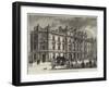 New Courthouse and Police Station, Bow-Street-null-Framed Giclee Print