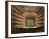 New Covent Garden Theatre from Ackermann's "Microcosm of London"-Thomas Rowlandson-Framed Giclee Print