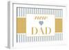 New Dad - Blue-Lantern Press-Framed Art Print