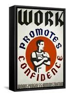 New Deal: Wpa Poster-null-Framed Stretched Canvas