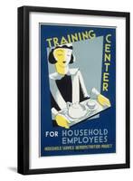 New Deal: Wpa Poster-Cleo Sara-Framed Giclee Print