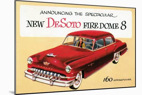 New DeSoto Firedome 8-null-Mounted Art Print