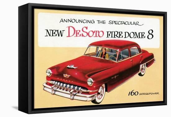 New DeSoto Firedome 8-null-Framed Stretched Canvas