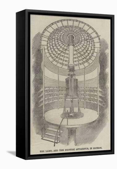 New Dioptric Lighthouse, on the South Foreland-null-Framed Stretched Canvas