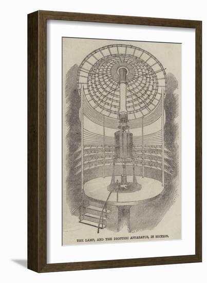 New Dioptric Lighthouse, on the South Foreland-null-Framed Giclee Print