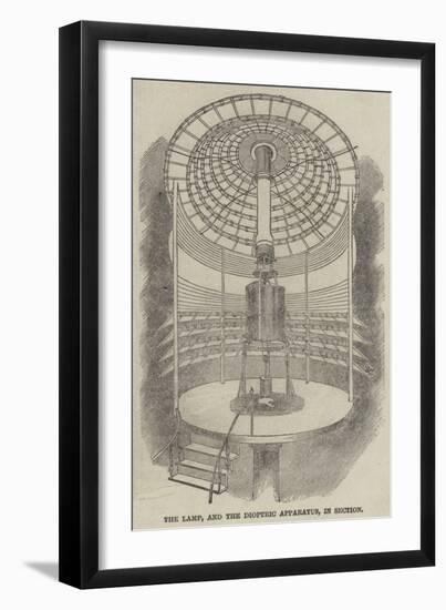 New Dioptric Lighthouse, on the South Foreland-null-Framed Giclee Print