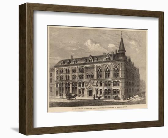 New Dock House of the East and West India Dock Company in Billiter Square-Frank Watkins-Framed Giclee Print