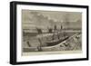 New Docks and Basin, Portsmouth-null-Framed Giclee Print