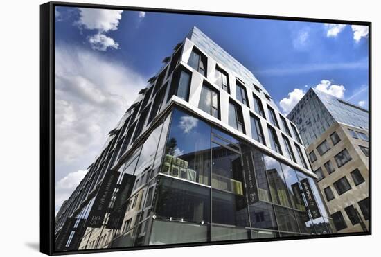 new Dortotheen Quartier DOQU of the architects Behnisch, Stuttgart, Baden-Wurttemberg, Germany-Michael Weber-Framed Stretched Canvas