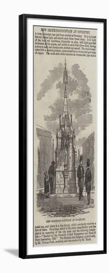 New Drinking-Fountain at Coventry-null-Framed Giclee Print