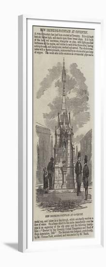 New Drinking-Fountain at Coventry-null-Framed Giclee Print