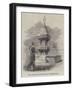 New Drinking-Fountain at Scarborough-null-Framed Giclee Print