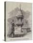 New Drinking-Fountain at Scarborough-null-Stretched Canvas