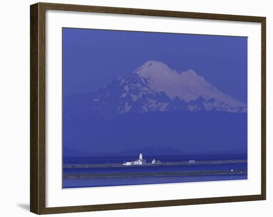 New Dungeness Lighthouse on Dungeness Bay, Washington, USA-Jamie & Judy Wild-Framed Photographic Print