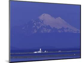 New Dungeness Lighthouse on Dungeness Bay, Washington, USA-Jamie & Judy Wild-Mounted Photographic Print