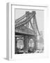 New East River Bridge (Williamsburg Bridge) from Brooklyn, New York, N.Y.-null-Framed Photo