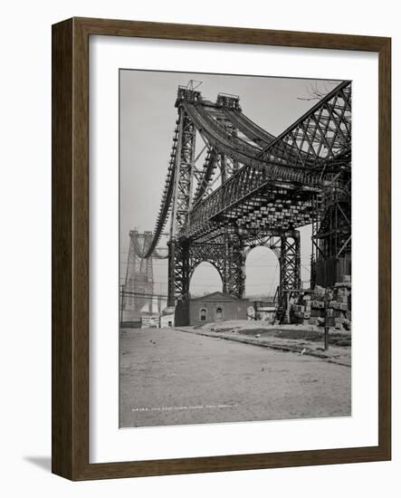New East River Bridge-null-Framed Photographic Print