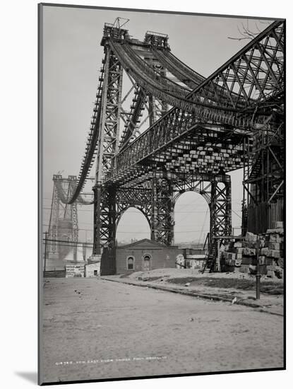 New East River Bridge-null-Mounted Photographic Print