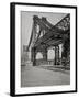 New East River Bridge-null-Framed Photographic Print