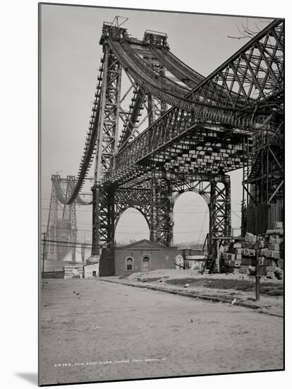 New East River Bridge-null-Mounted Photographic Print