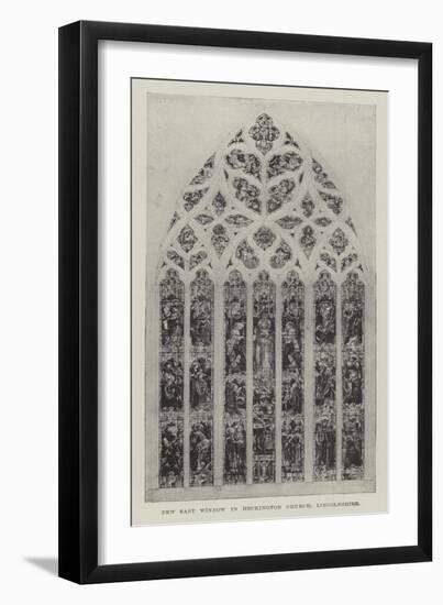 New East Window in Heckington Church, Lincolnshire-null-Framed Giclee Print