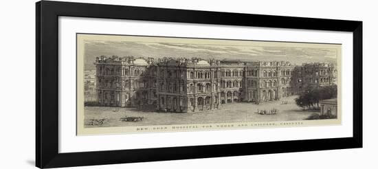 New Eden Hospital for Women and Children, Calcutta-null-Framed Giclee Print