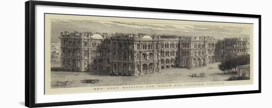 New Eden Hospital for Women and Children, Calcutta-null-Framed Giclee Print