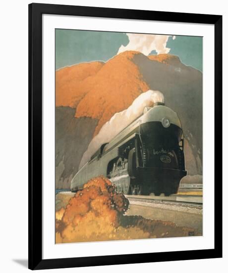 New Empire State Express-null-Framed Premium Giclee Print