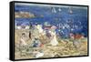 New England Beach Scene, C.1896-97-Maurice Brazil Prendergast-Framed Stretched Canvas