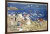 New England Beach Scene, C.1896-97-Maurice Brazil Prendergast-Framed Giclee Print