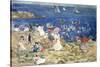 New England Beach Scene, C.1896-97-Maurice Brazil Prendergast-Stretched Canvas