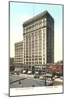 New England Building, Cleveland-null-Mounted Art Print