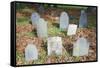 New England Cemetery-Joseph Sohm-Framed Stretched Canvas