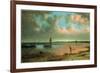 New England Coastal Scene-Martin Johnson Heade-Framed Giclee Print