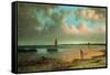 New England Coastal Scene-Martin Johnson Heade-Framed Stretched Canvas