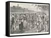 New England Factory Workers Leaving Their Workplace at Bell-Time-Winslow Homer-Framed Stretched Canvas