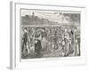 New England Factory Workers Leaving Their Workplace at Bell-Time-Winslow Homer-Framed Art Print