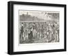 New England Factory Workers Leaving Their Workplace at Bell-Time-Winslow Homer-Framed Art Print