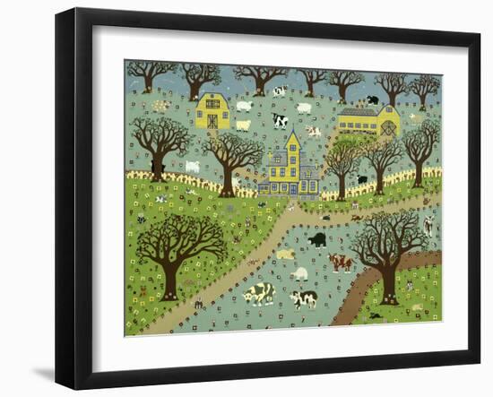 New England Farm-David Sheskin-Framed Giclee Print